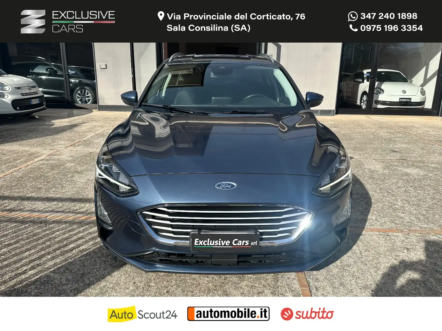 Ford Focus 1.5 TDCi 120 S&S Pow. SW Tit. Bus. FULL OPTIONAL Modrá - 2