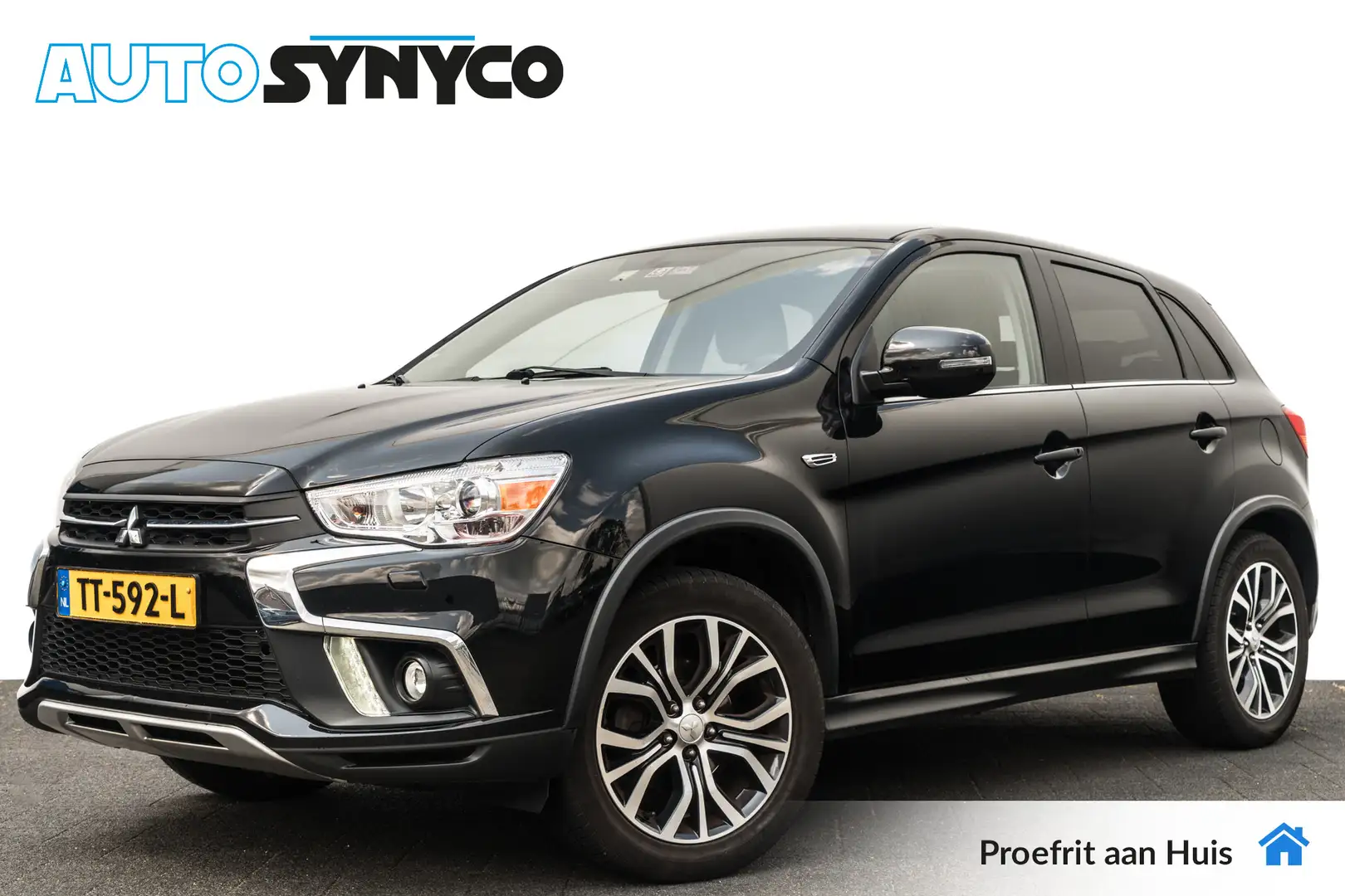 Mitsubishi ASX 1.6 117 Pk Cleartec Connect Pro+ I 1e Eigenaar I L Zwart - 1