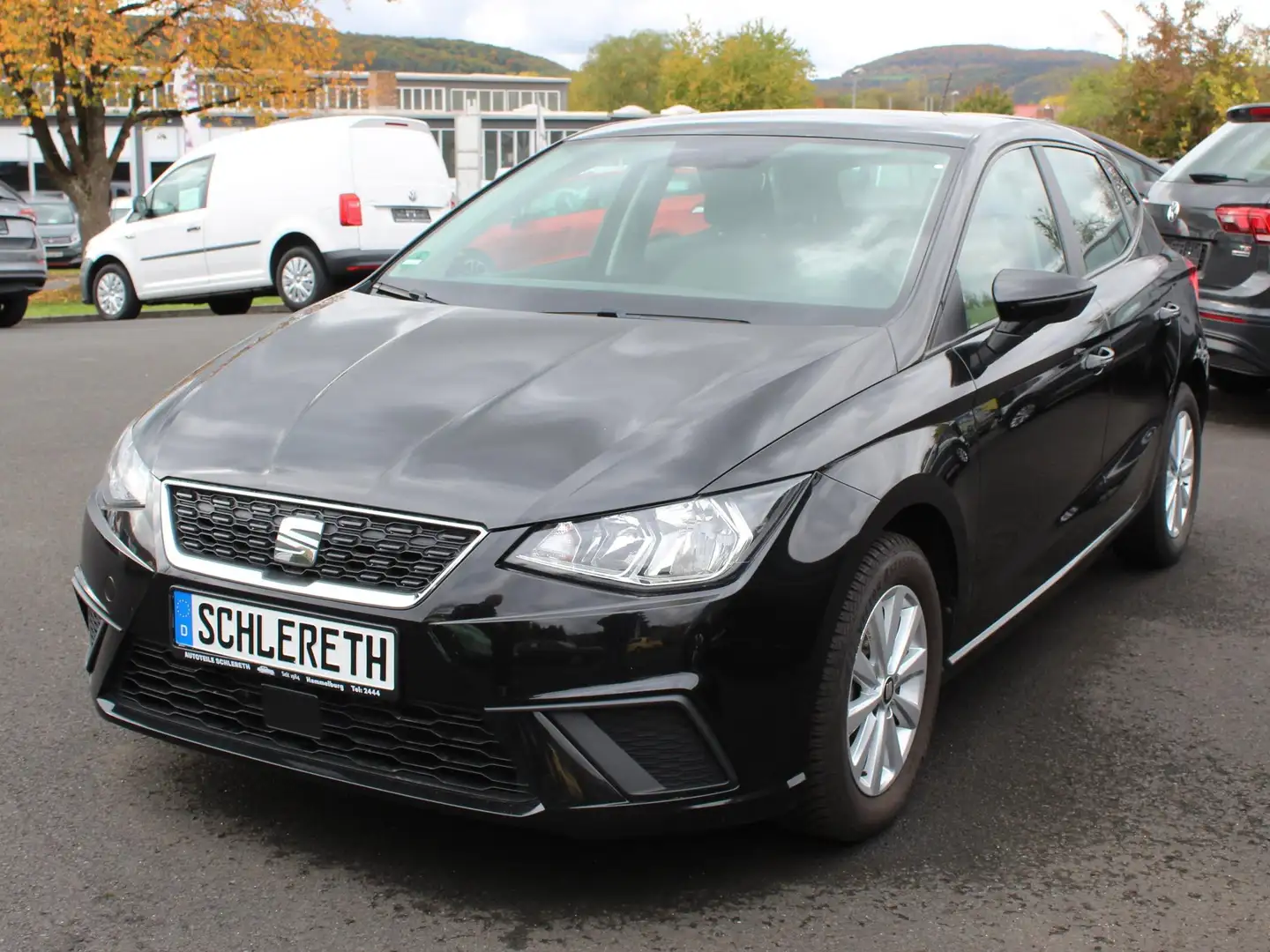 SEAT Ibiza Style, HU+AU+INSP. NEU, Aluräder, Parksens. hi. Schwarz - 1