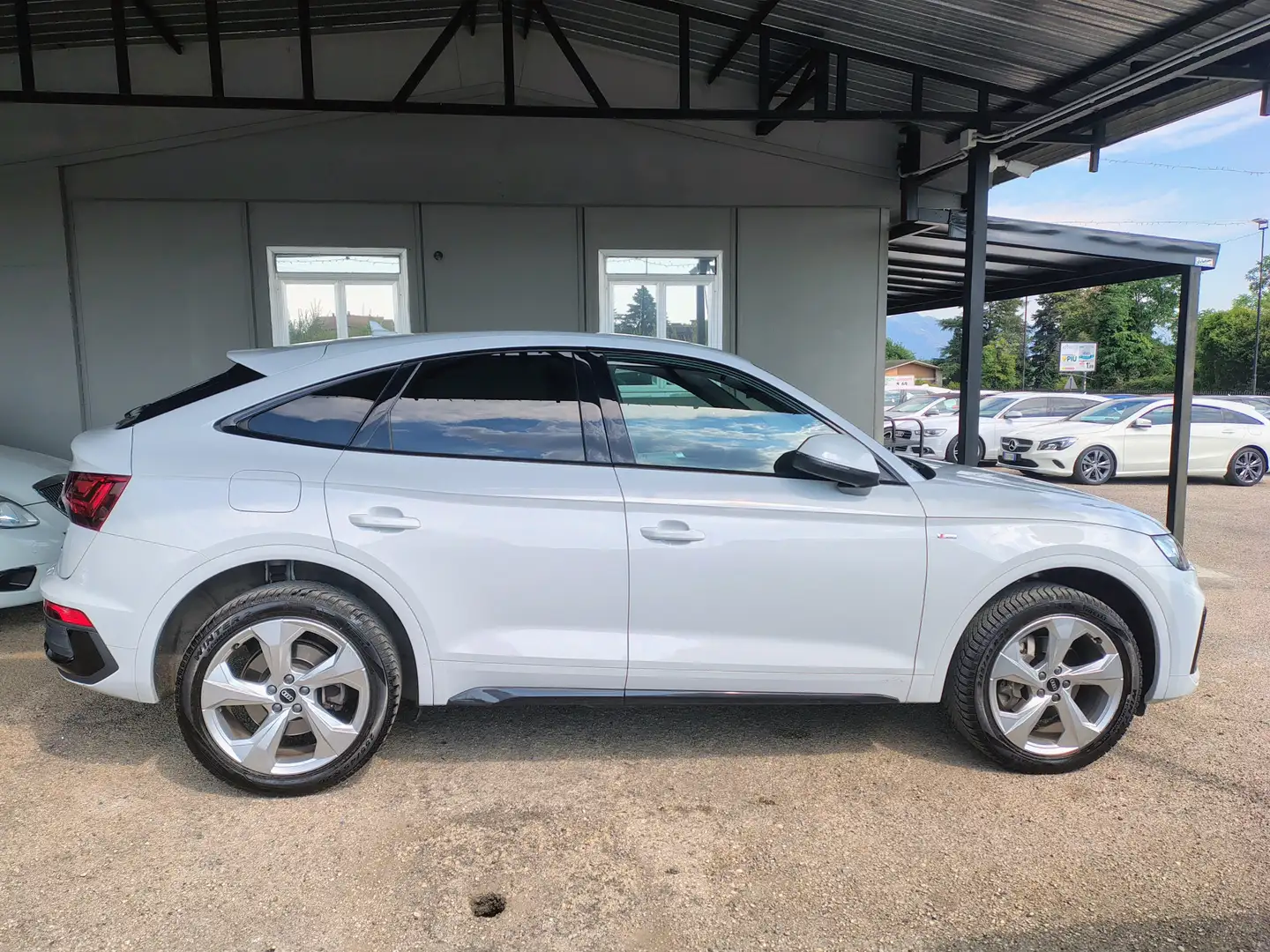 Audi Q5 Q5 40 2.0 tdi mhev S line Plus quattro s-tronic Weiß - 2