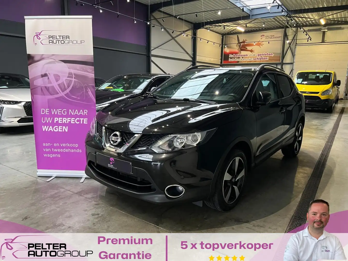 Nissan Qashqai 1.2 DIG-T N-Connecta GPS Camera Pano Dak Noir - 1