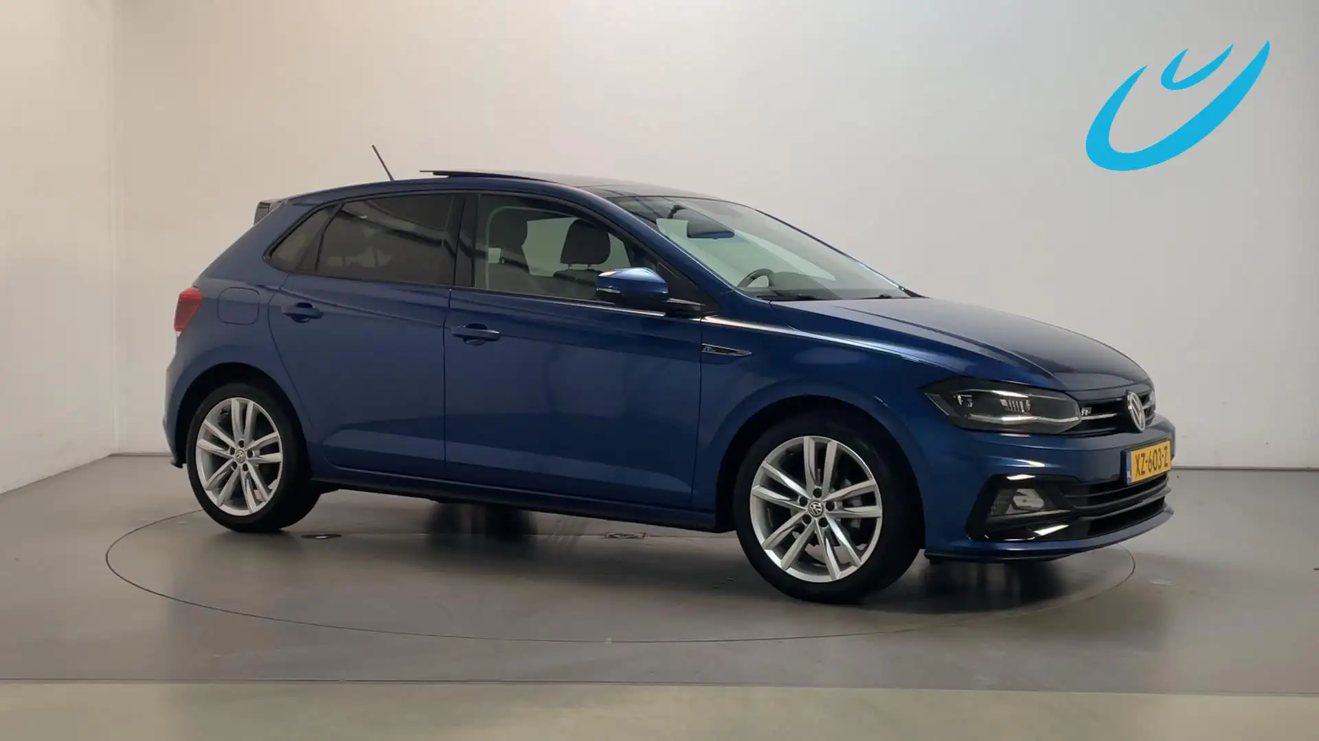 Volkswagen Polo 1.0 TSI Highline Panoramadak LED Parkeersensoren C Blauw - 1