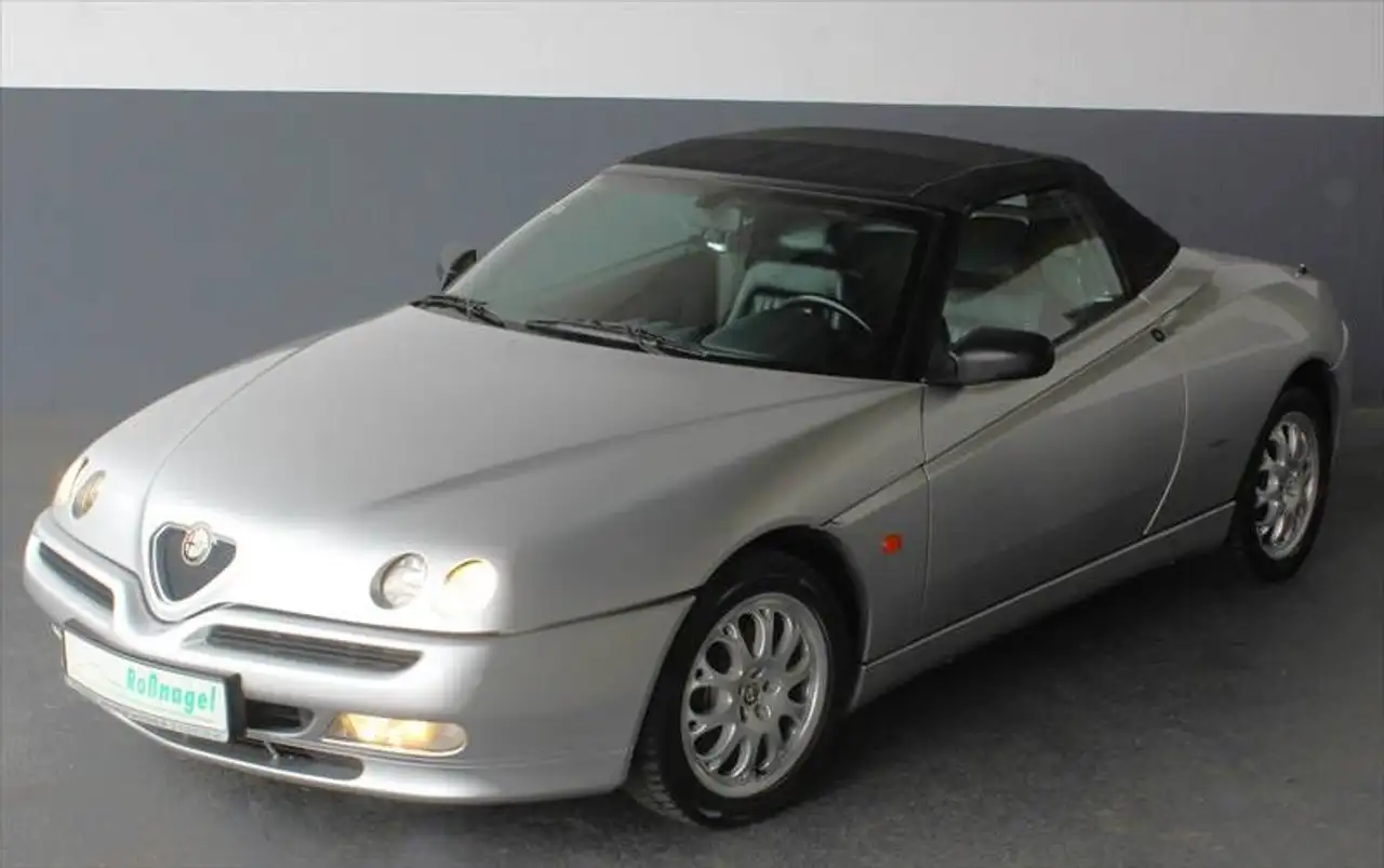 Alfa Romeo Spider Sportsitze Leder Schwarz, elektr. Verdeck, foto 4