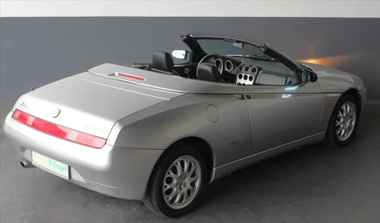 Alfa Romeo Spider Sportsitze Leder Schwarz, elektr. Verdeck, foto 2