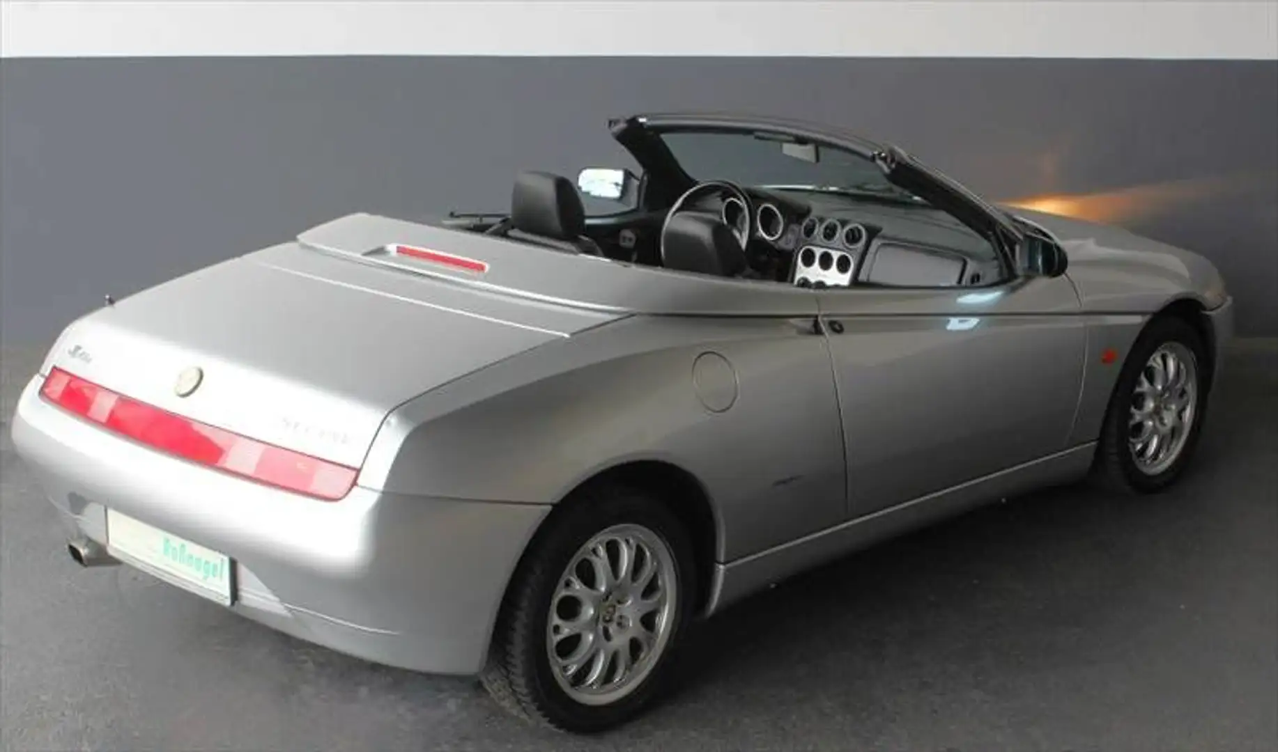Alfa Romeo Spider Sportsitze Leder Schwarz, elektr. Verdeck Silber - 2