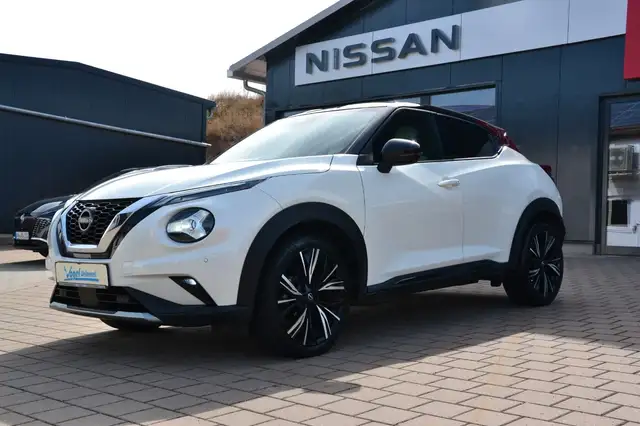 Nissan Juke N-Design - Interieur in weiß-schwarz / BOSE