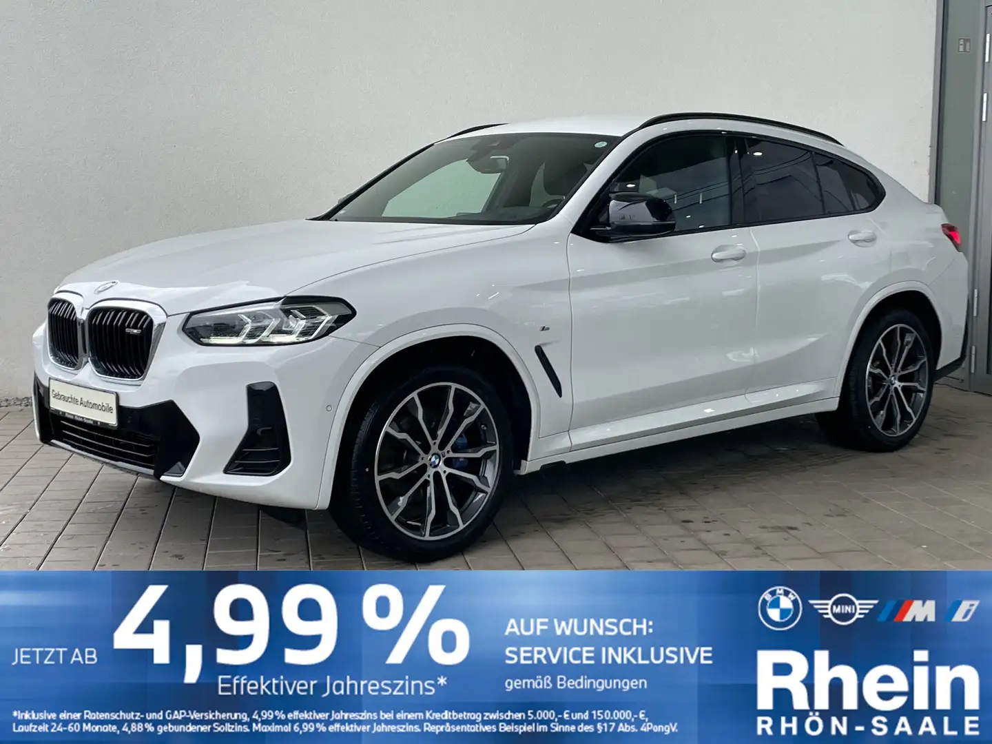 BMW X4 M 40i LED.Hifi.AHK schwenkbar.DrivaA.AkustikGL Blanc - 1