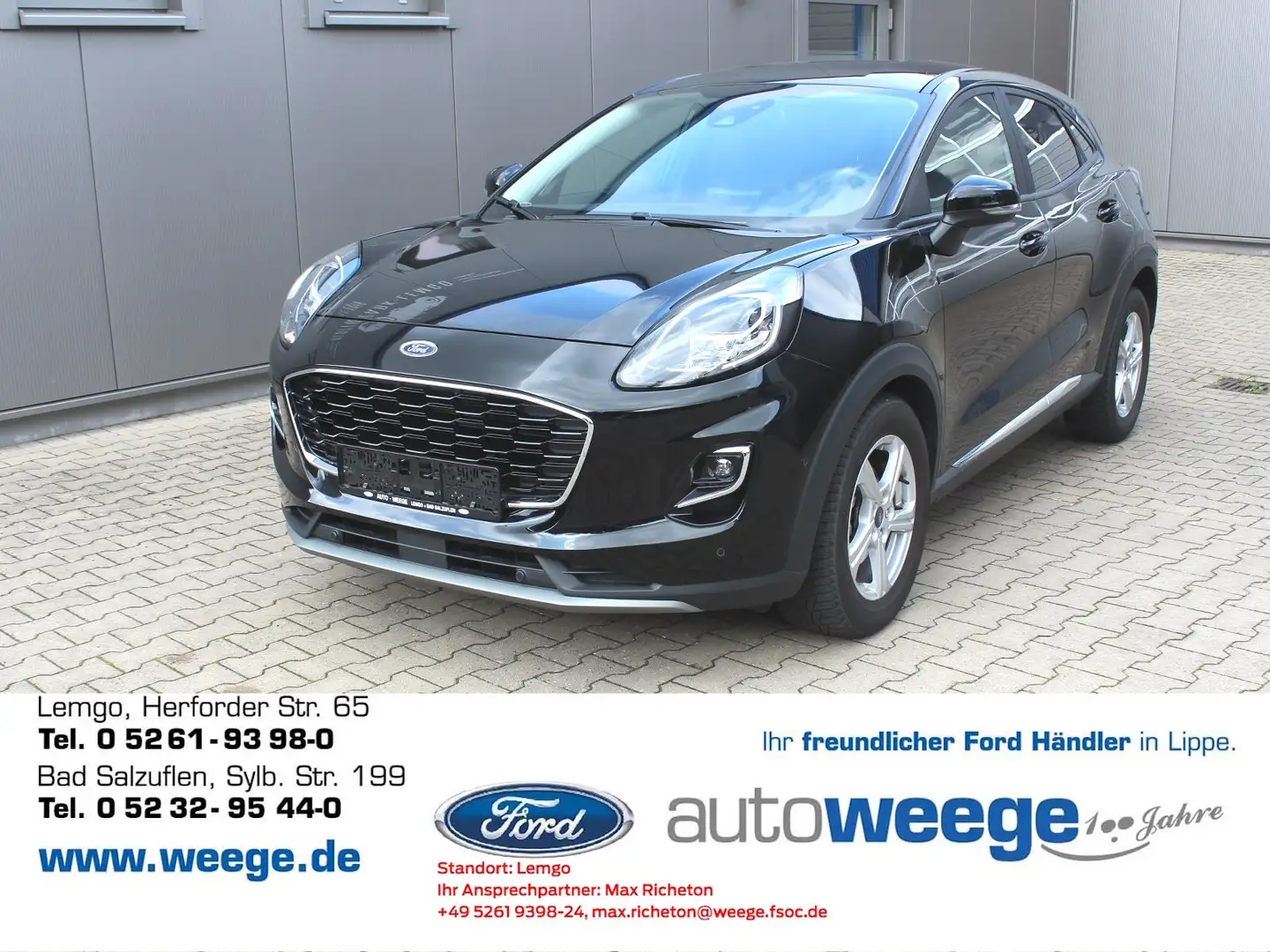 Ford Puma Titanium X 1,0 EcoBoost Mild Hybrid Negro - 1