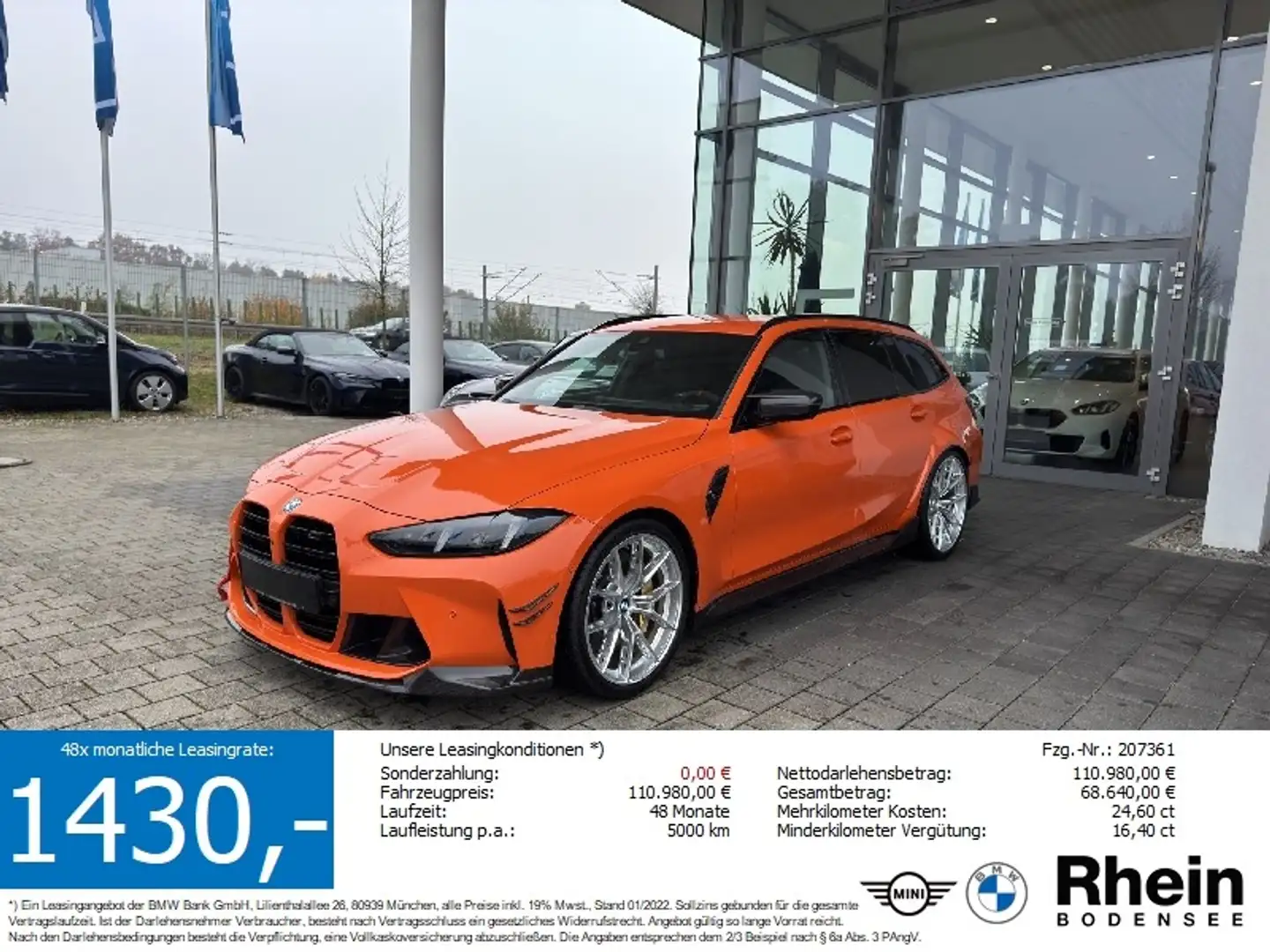 BMW M3 Orange - 1