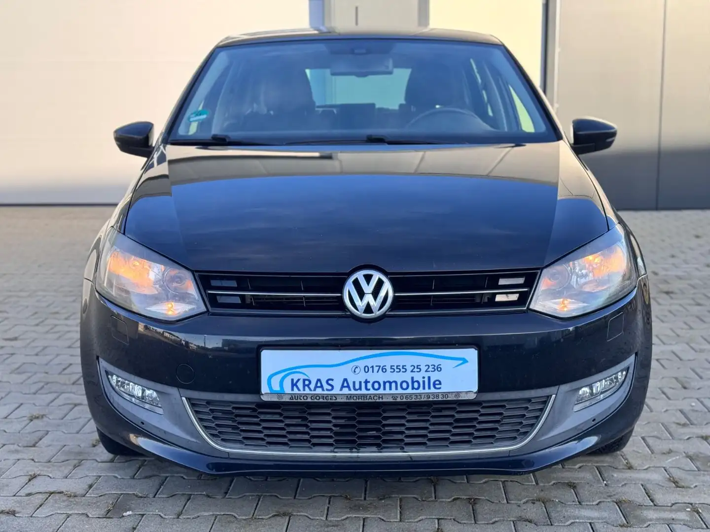 Volkswagen Polo V Match+Teilleder+Alus+Klimaautomatik+1.HD Schwarz - 2