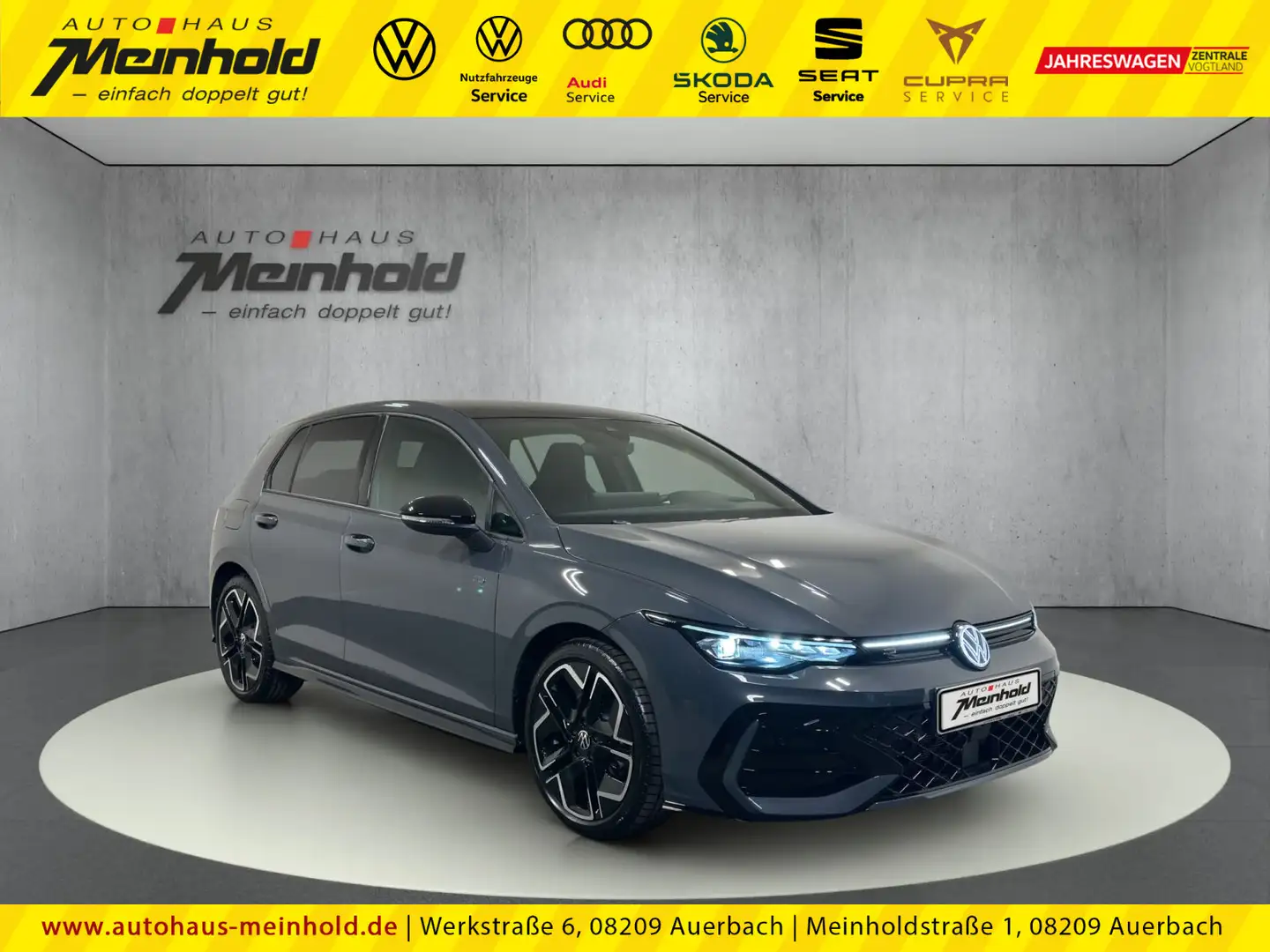 Volkswagen Golf 2.0 TDI DSG R-Line Black Style, Dach, AHK Grau - 1