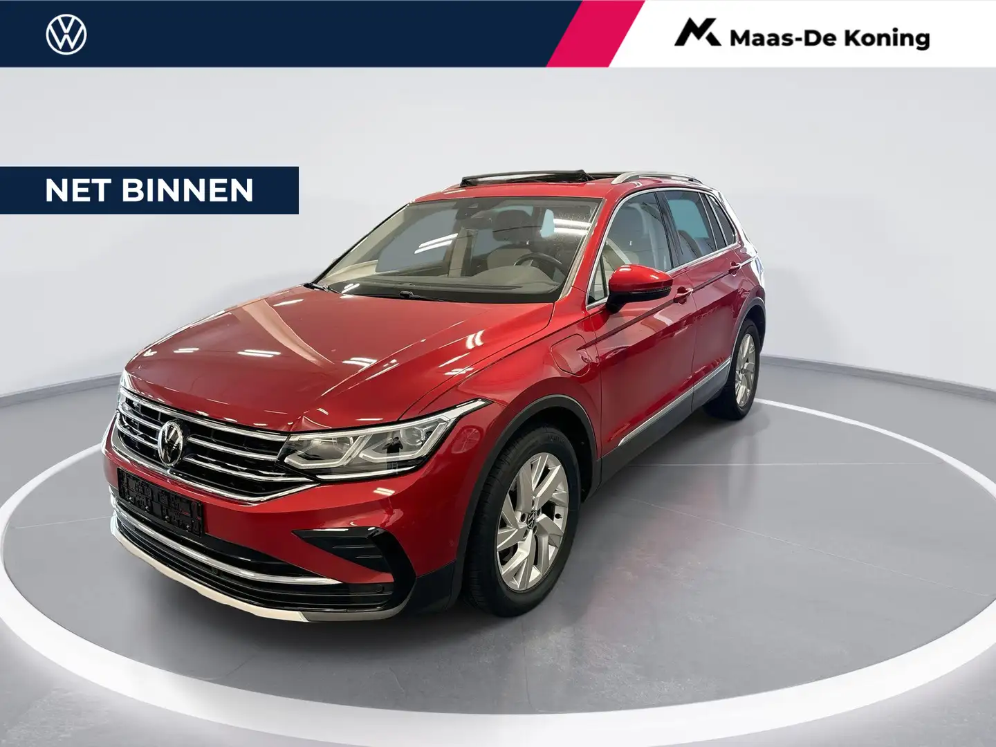 Volkswagen Tiguan 1.4 Tsi 245pk DSG eHybrid Elegance · Panoramadak · Rood - 1