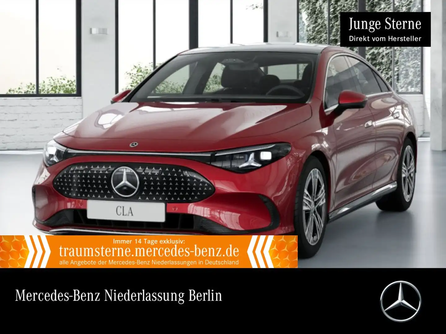 Mercedes-Benz CLA 250 Cp. Pano Multibeam Distr. AHK Kamera PTS Rot - 1