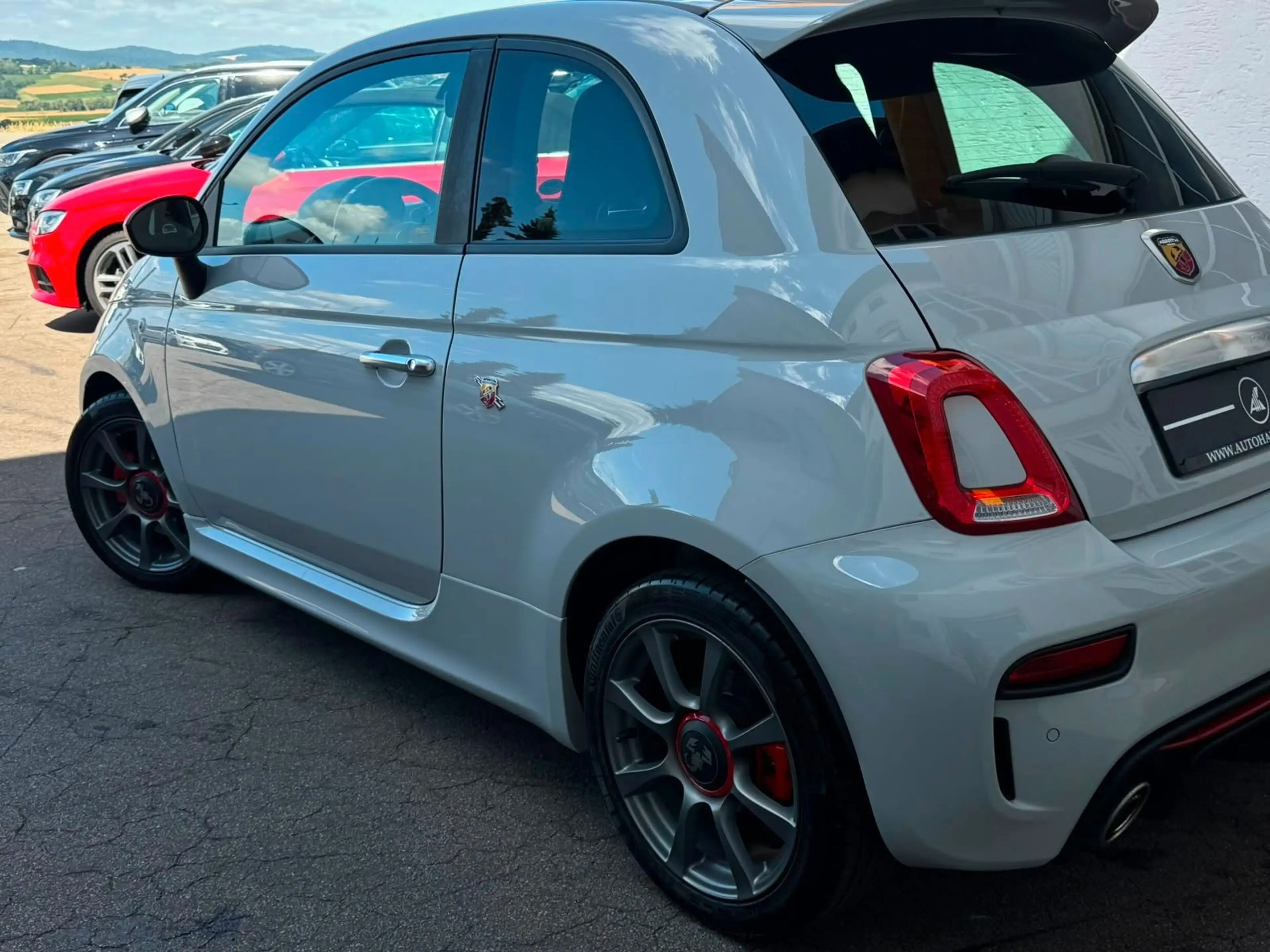Abarth 500 595 1.4T-Jet Automatik CARPLAY GRIGIO CENERE PDC — photo 10