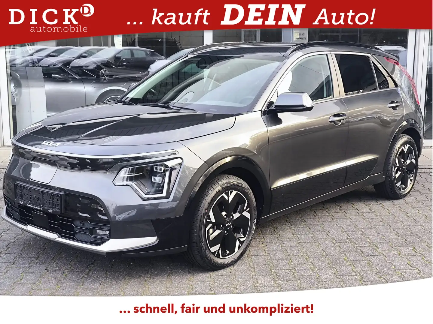 Kia e-Niro Vision WERKSG+NAVI+LED+SHZ+KAMERA+ACC+WP+ Schwarz - 1