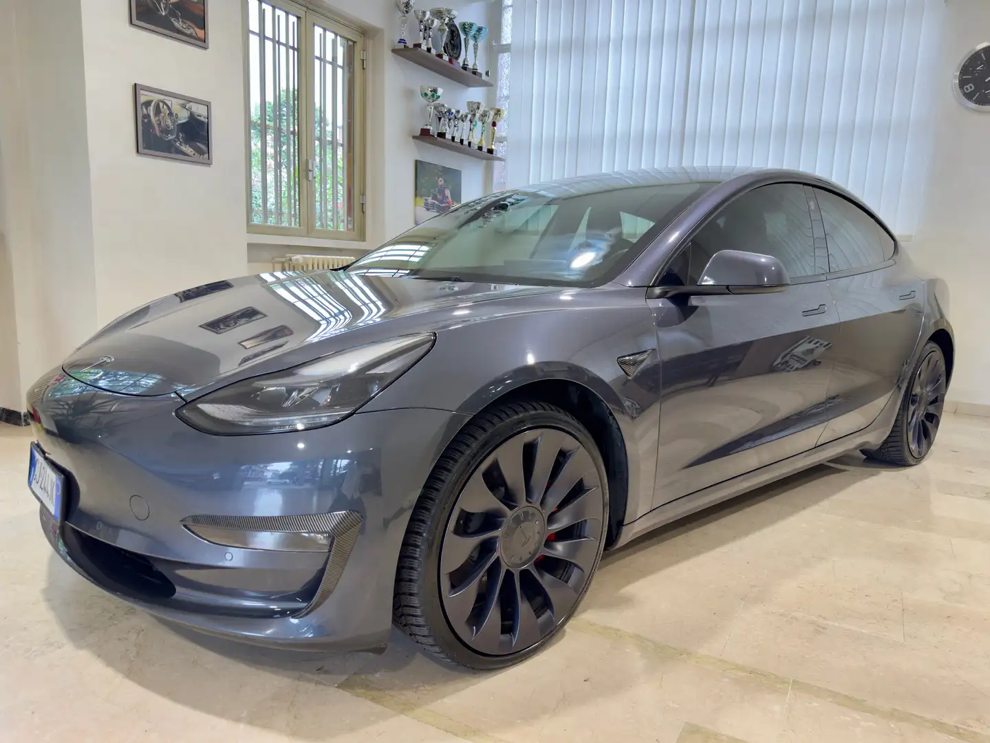 Tesla Model 3 Model 3 Performance Dual Motor Awd, Unico Propr. Grigio - 1