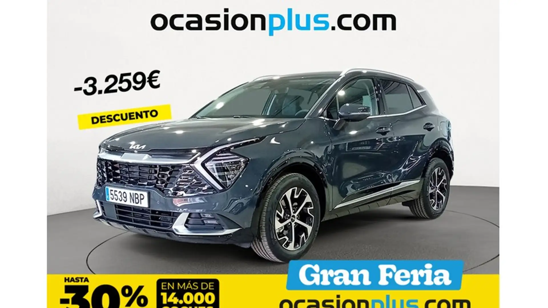 Kia Sportage 1.6 T-GDi MHEV Tech DCT 160 Gris - 1