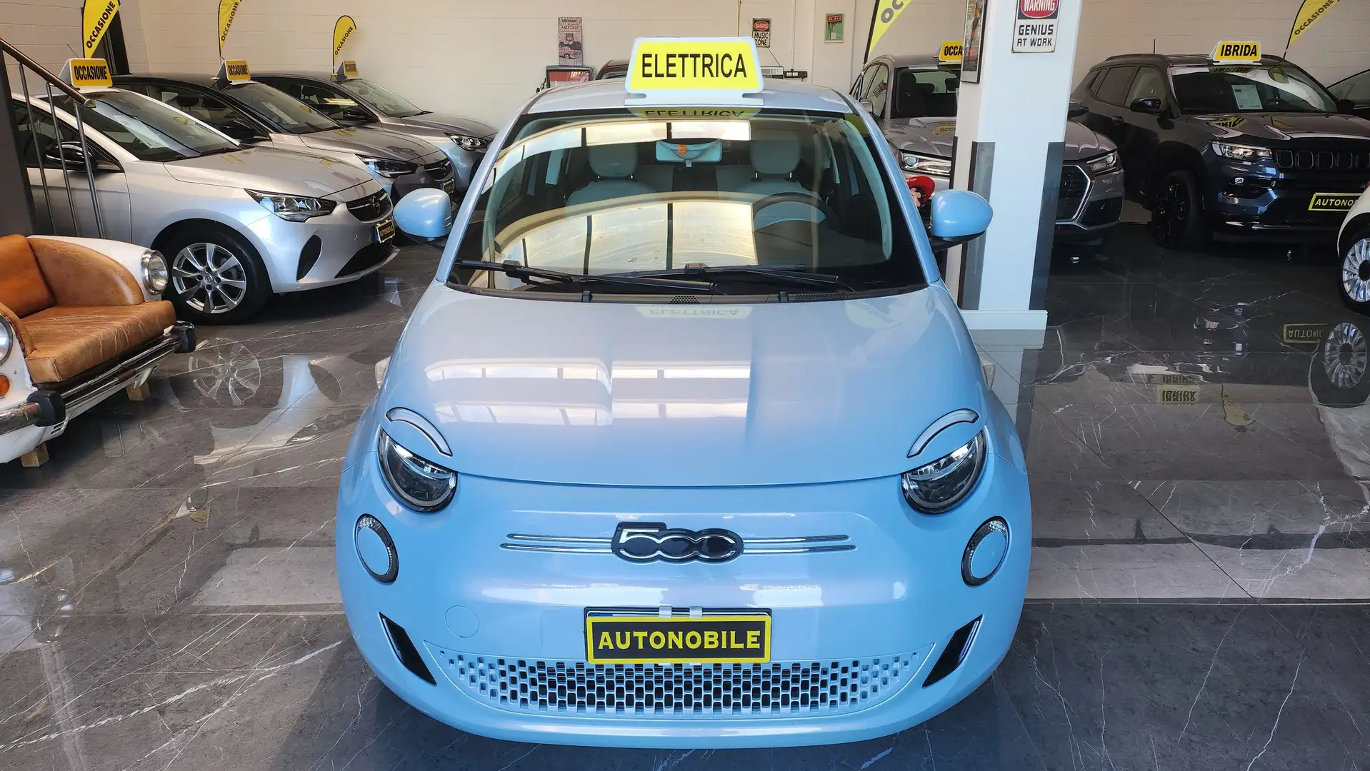 Fiat 500e 500 3+1 42 kWh Icon + Targa GL794WZ prezzovero!!! Argent - 1