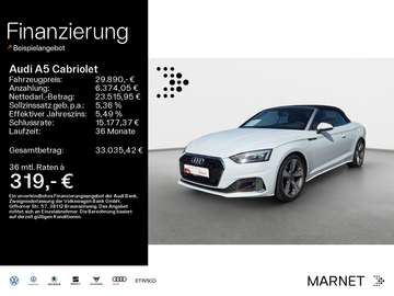 A5 35 Cabriolet 2.0 TDI S-line Navi*AHK*Leder*SH