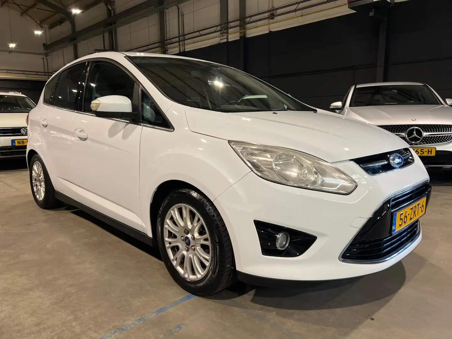 Ford C-Max 1.6 EcoBoost Titanium - Climate - Cruise - Navigat Blanco - 2