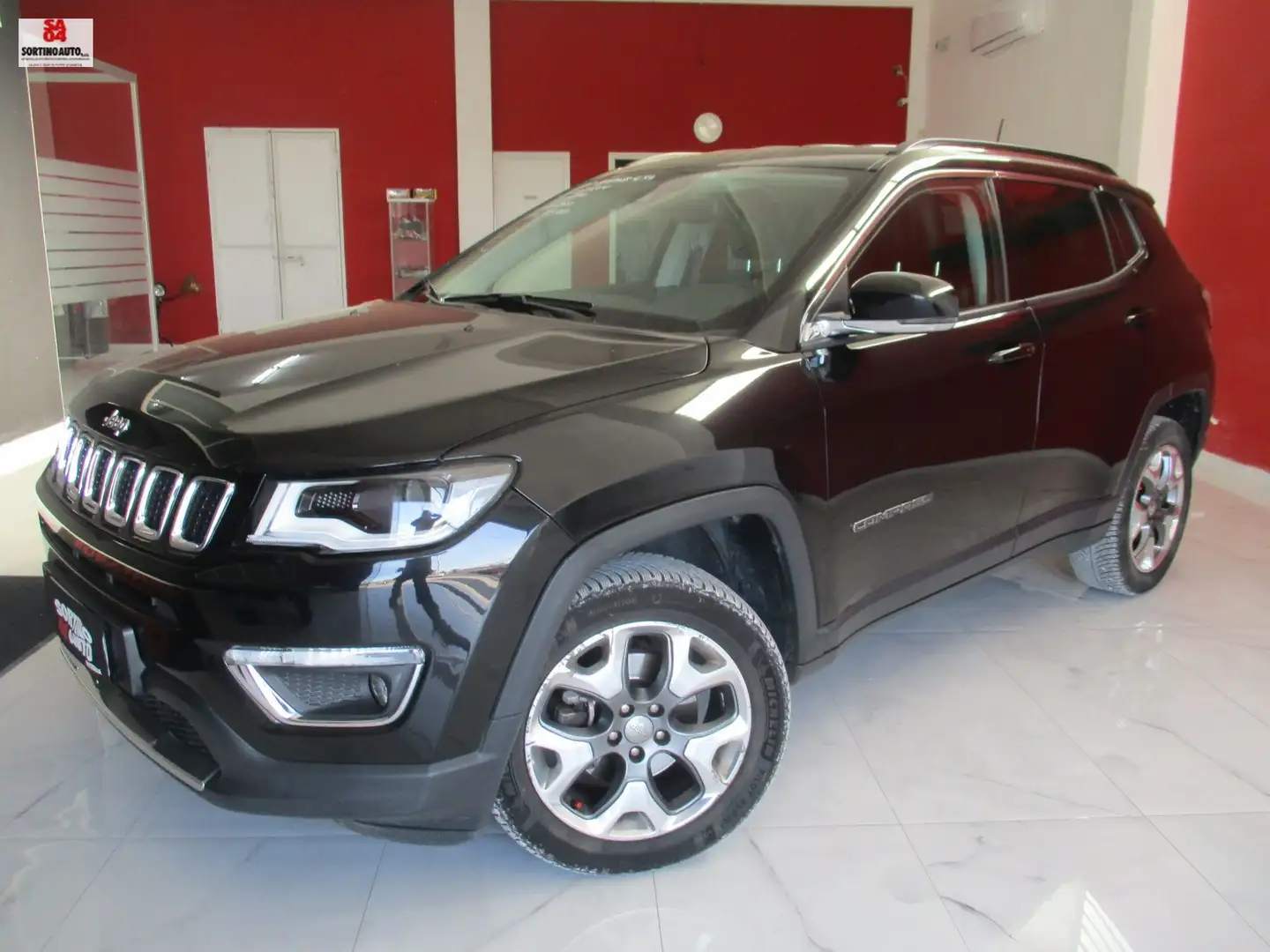 Jeep Compass 2.0 mjt Limited 4wd 140cv auto 8/2020 KM75000 FULL Nero - 1
