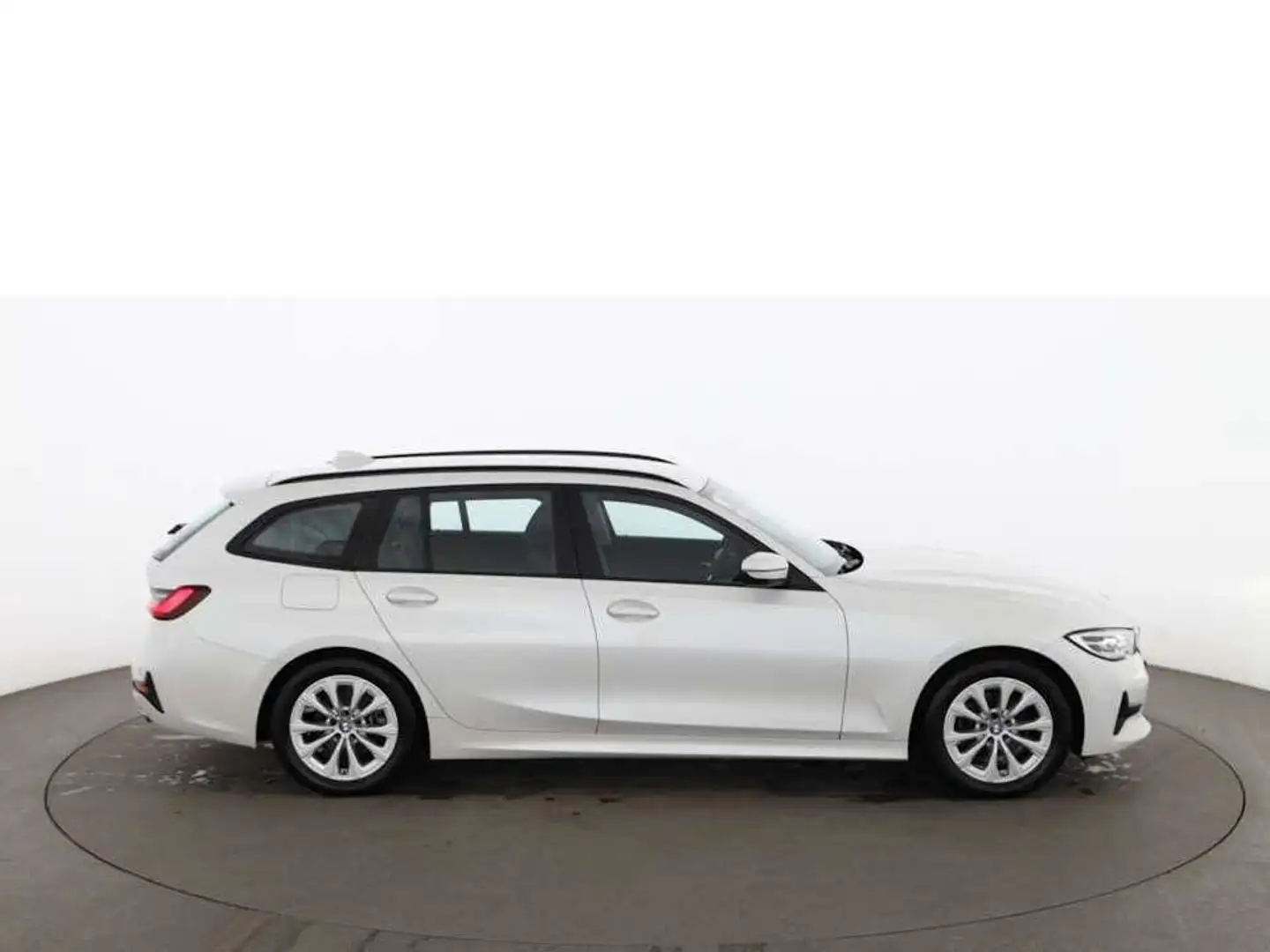 BMW 318 d Touring Advantage Aut LED AHK LEDER NAVI Weiß - 2