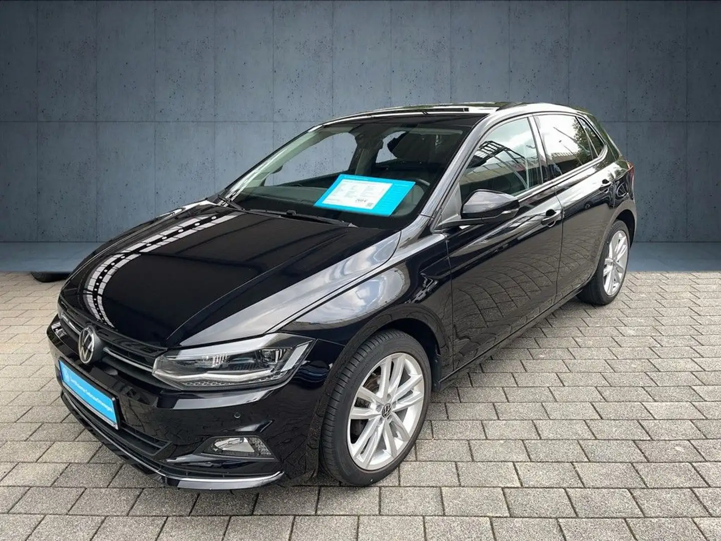 Volkswagen Polo 1.0 TSI DSG Highline Navi LED ACC Noir - 2