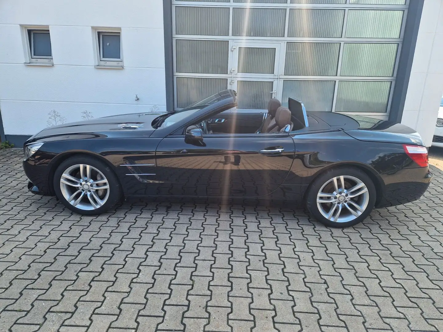 Mercedes-Benz SL 350 PanoDach/Distronic/Scheckheft/Deutsch/SHZ Noir - 2
