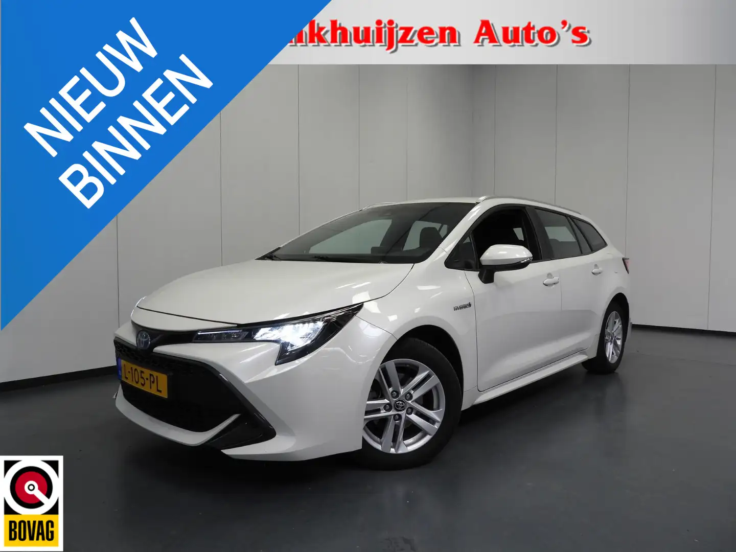 Toyota Corolla Touring Sports 1.8 Hybrid Business NAVI-APP/CLIMA/ Wit - 1
