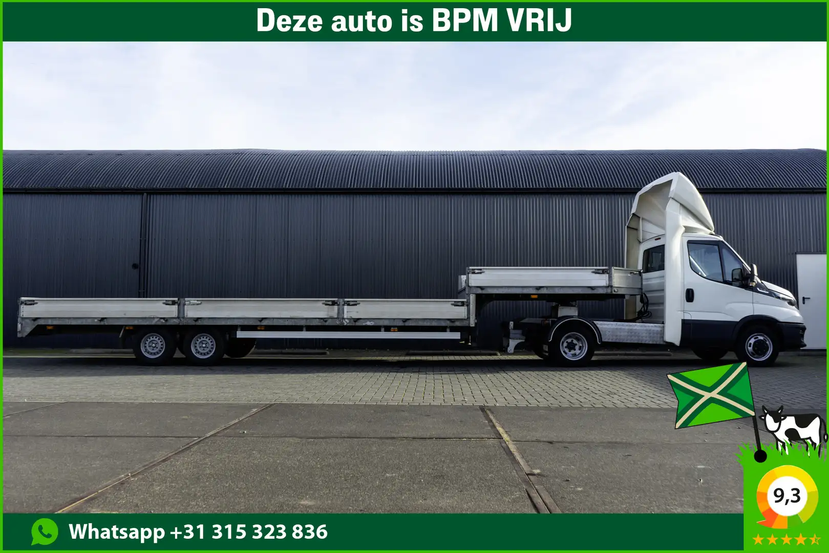 Iveco Daily 40C18 3.0L | Automaat | BE-Combi | Dieplader | Air Blanc - 1