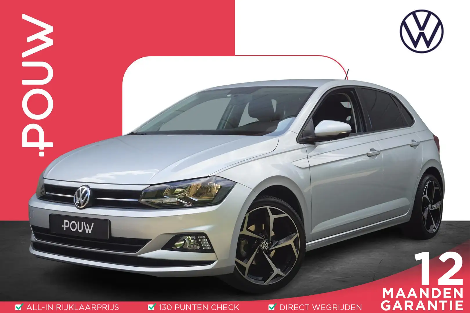 Volkswagen Polo 1.0 MPI 80pk Comfortline Business | Navigatie | Ap Gris - 1