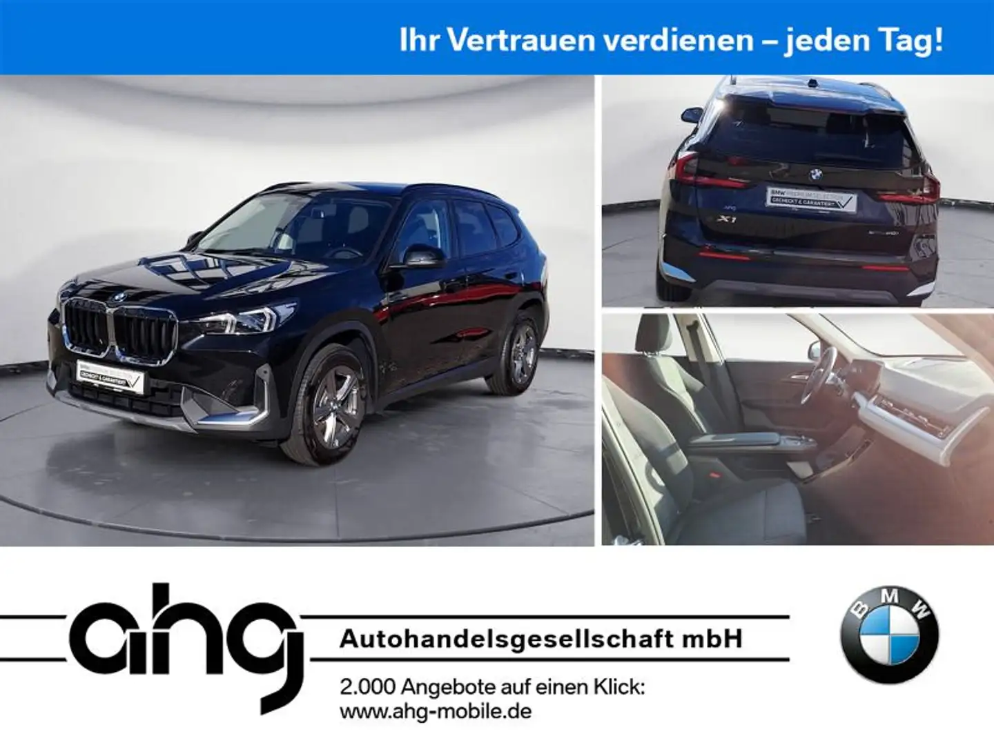 BMW X1 sDrive20i Navi DSG Bluetooth PDC Kurvenlicht Schwarz - 1