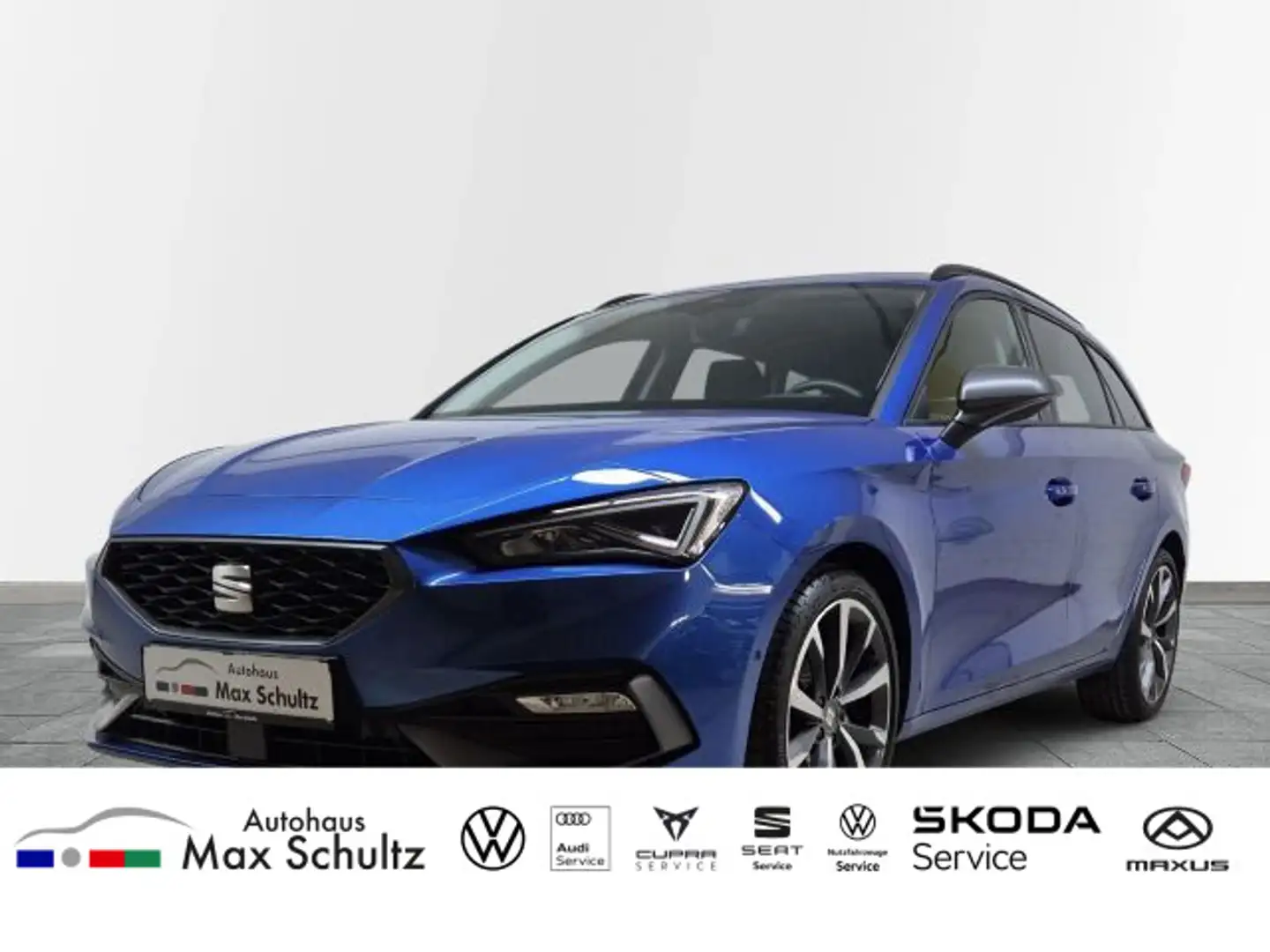 SEAT Leon Sportstourer 1.5 TSI FR LED+NAVI+ACC+GAR-5J Blauw - 1