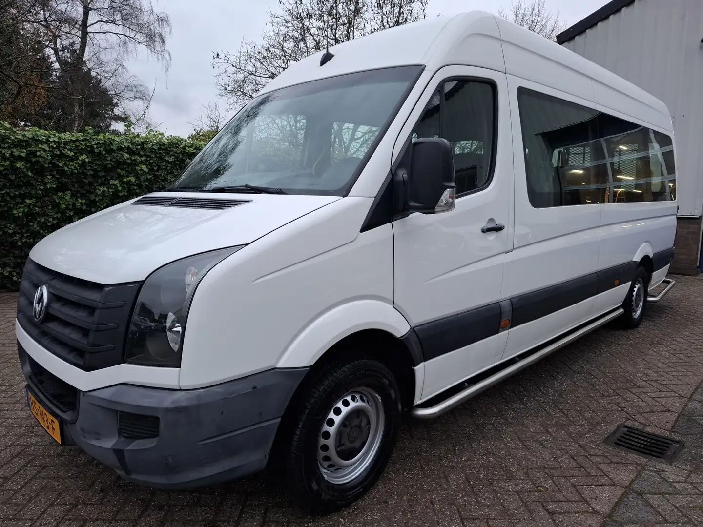 Volkswagen Crafter 35 2.0 TDI L3H2 BM 23995.- INCL BTW 9-PERSOONS ROL Wit - 1