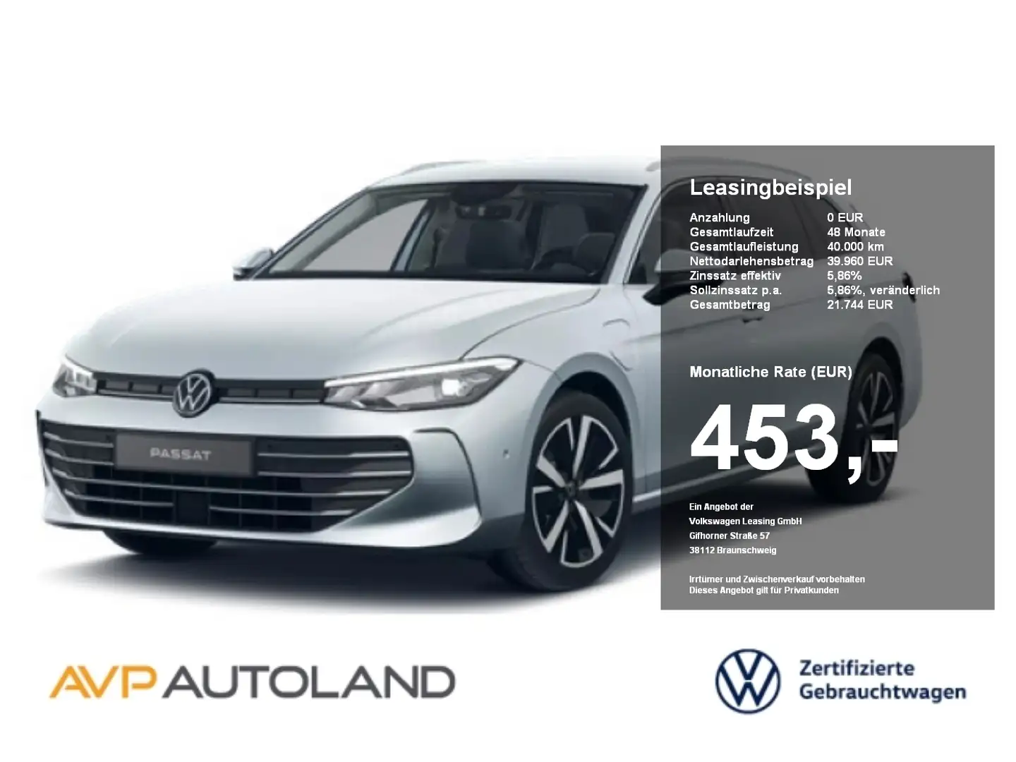 Volkswagen Passat Variant 1.5 TSI DSG eHybrid Business Silber - 1