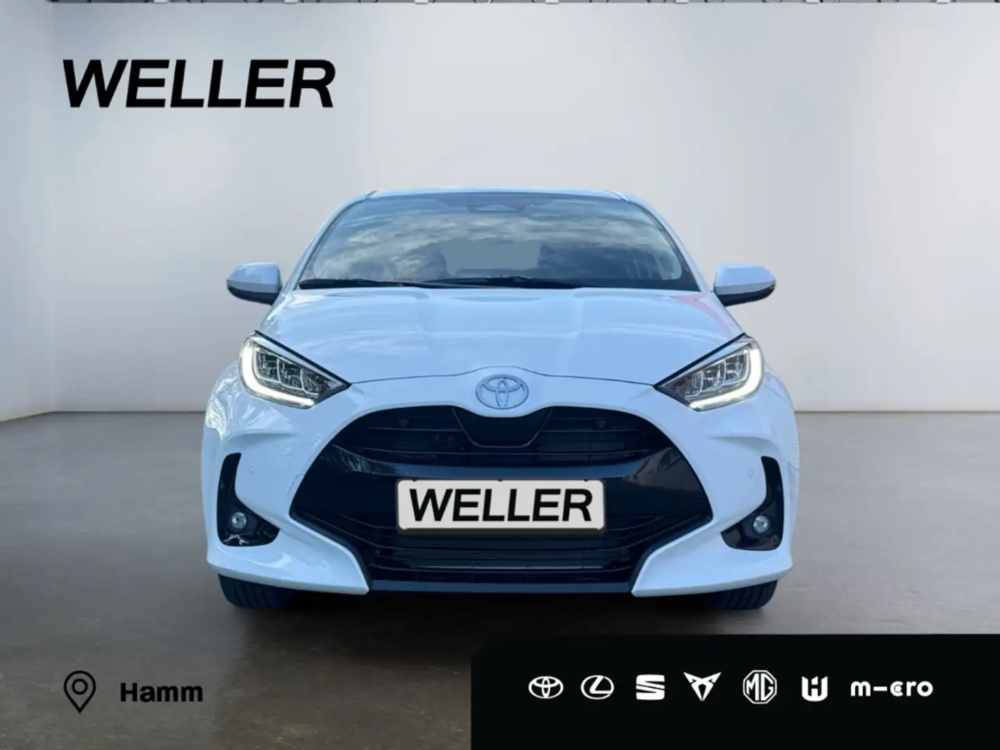 Toyota Yaris Hybrid 116 1.5 Teamplayer *LED*CAM*SHZ*ACC* Blanc - 2