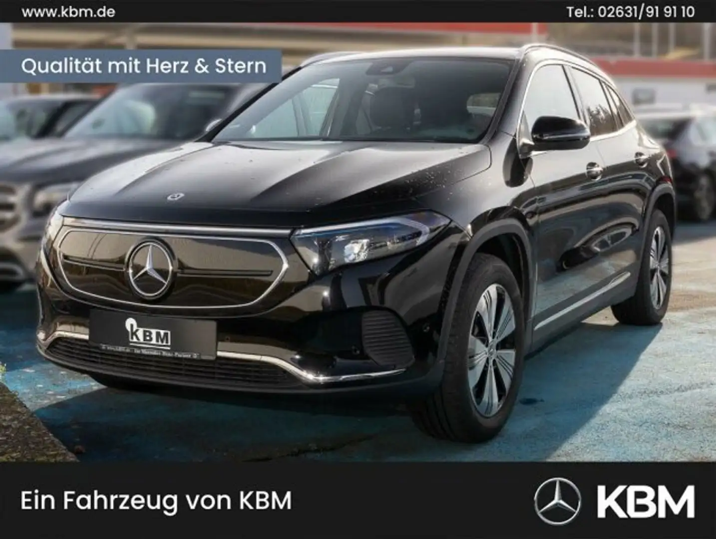 Mercedes-Benz EQA 300 EQA 300 4M PROGRESSIVE°ADV°AHK°WDG°PDC/RFK° Fekete - 1