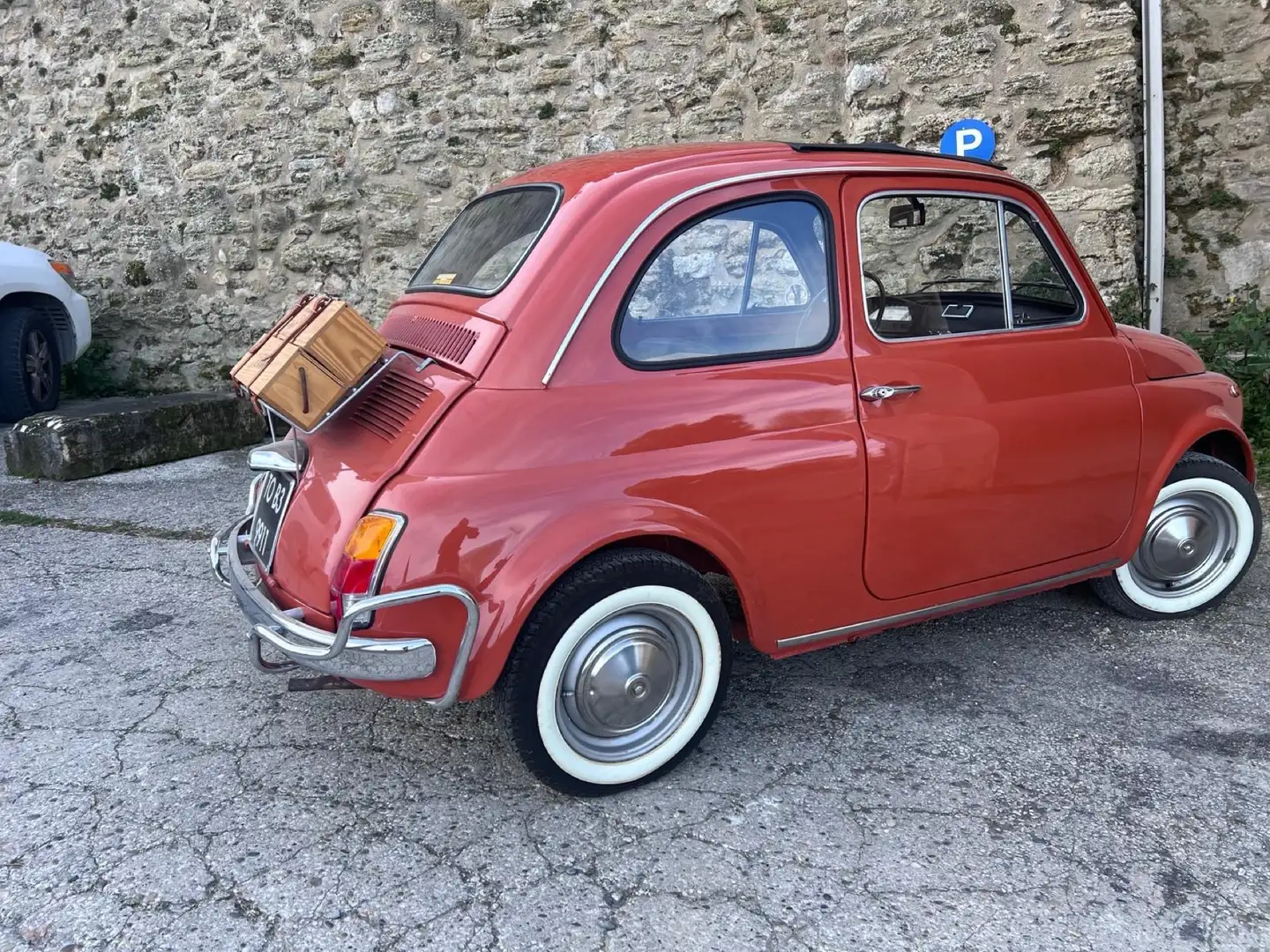Fiat 500 modele L de 1969 completement restauré Rouge - 2