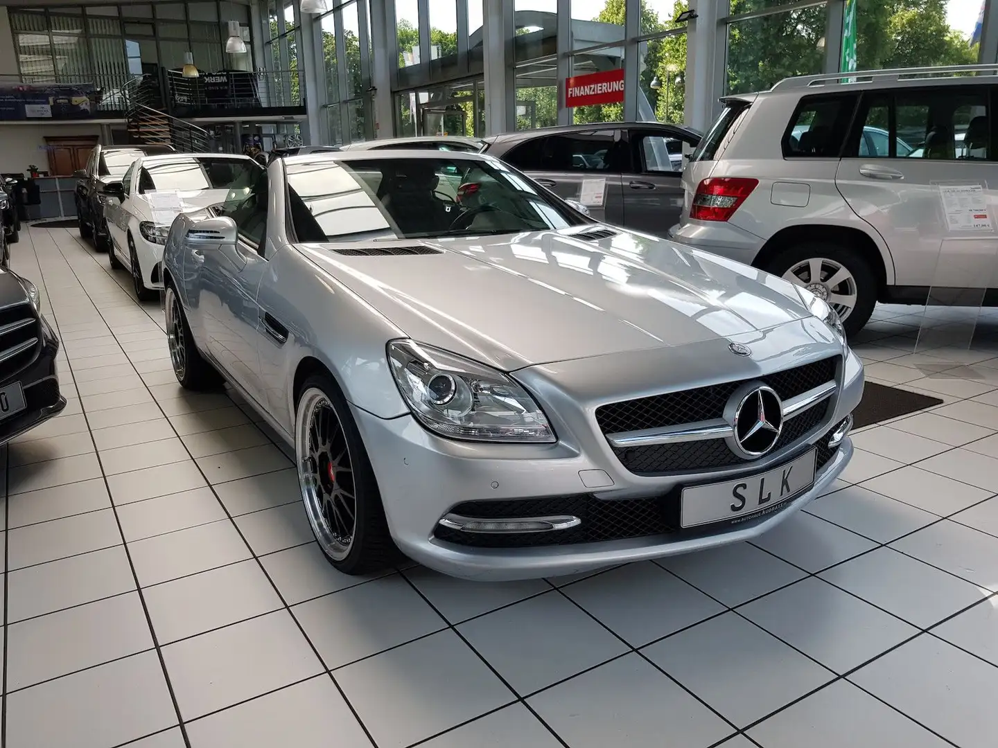 Mercedes-Benz SLK 250 ROADSTER AUTOMATIK SHZ LEDER COMAND Argintiu - 2