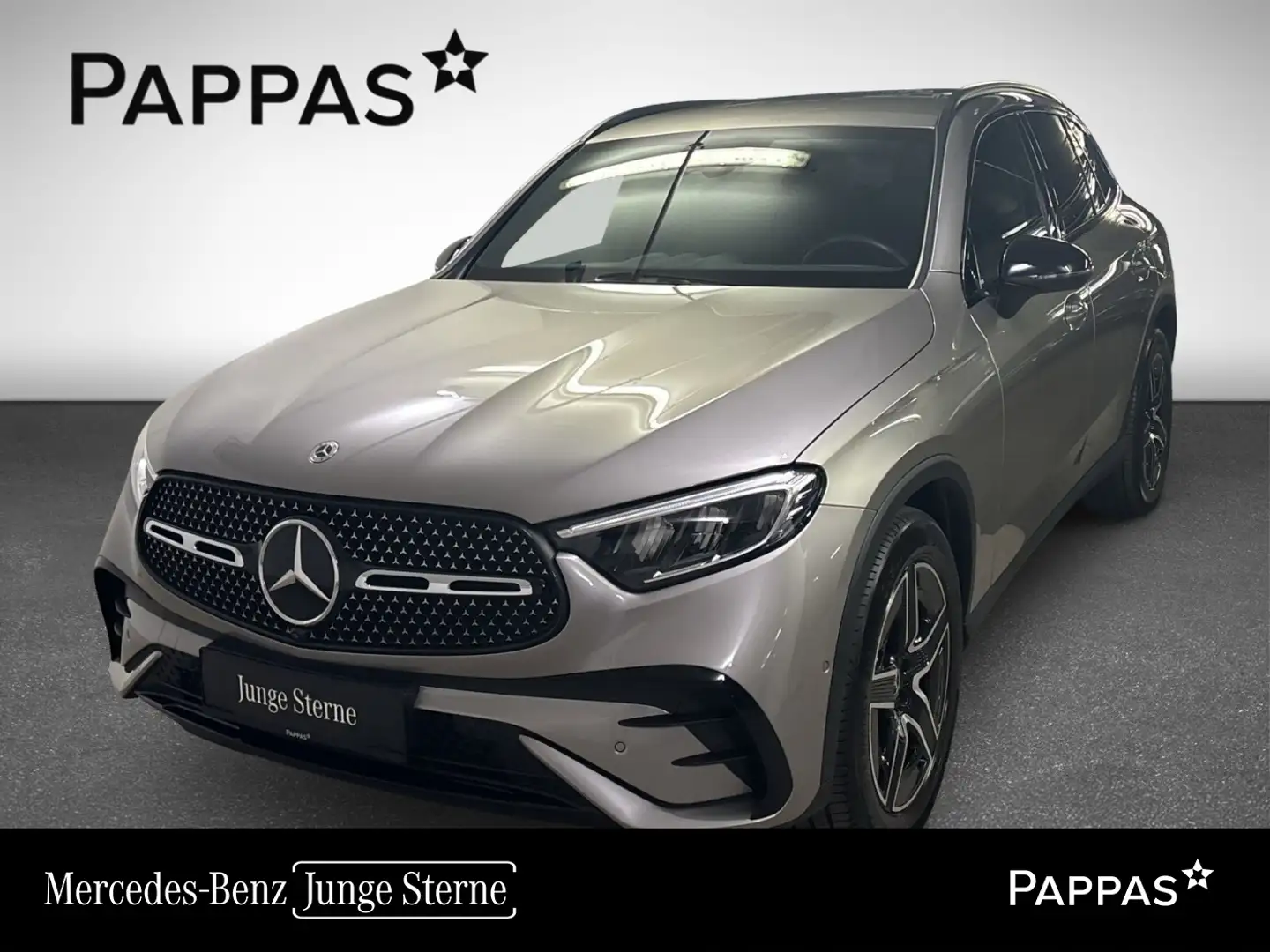 Mercedes-Benz GLC 220 d 4MATIC *AMG-Line*Night-Paket*Distronik*AHK*360°K Silber - 1