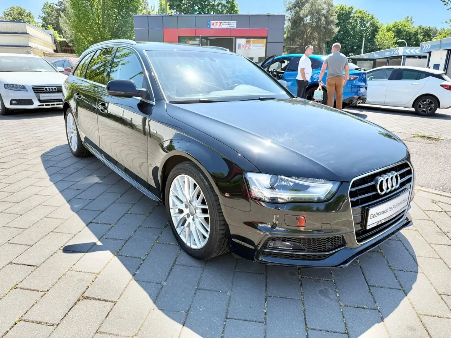 Audi A4 Avant,Automatik,S-Line,Xenon,Navi,Sitzheizung, Zwart - 2