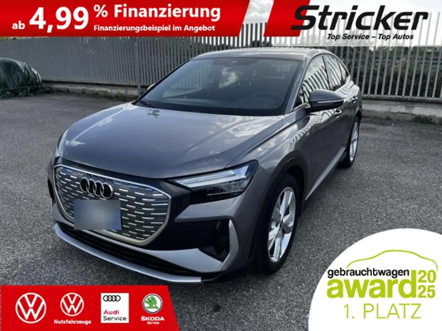 Audi Q4 e-tron Sportback S-Line 35 285,-ohne Anzahlung Navi Kame Grau - 2