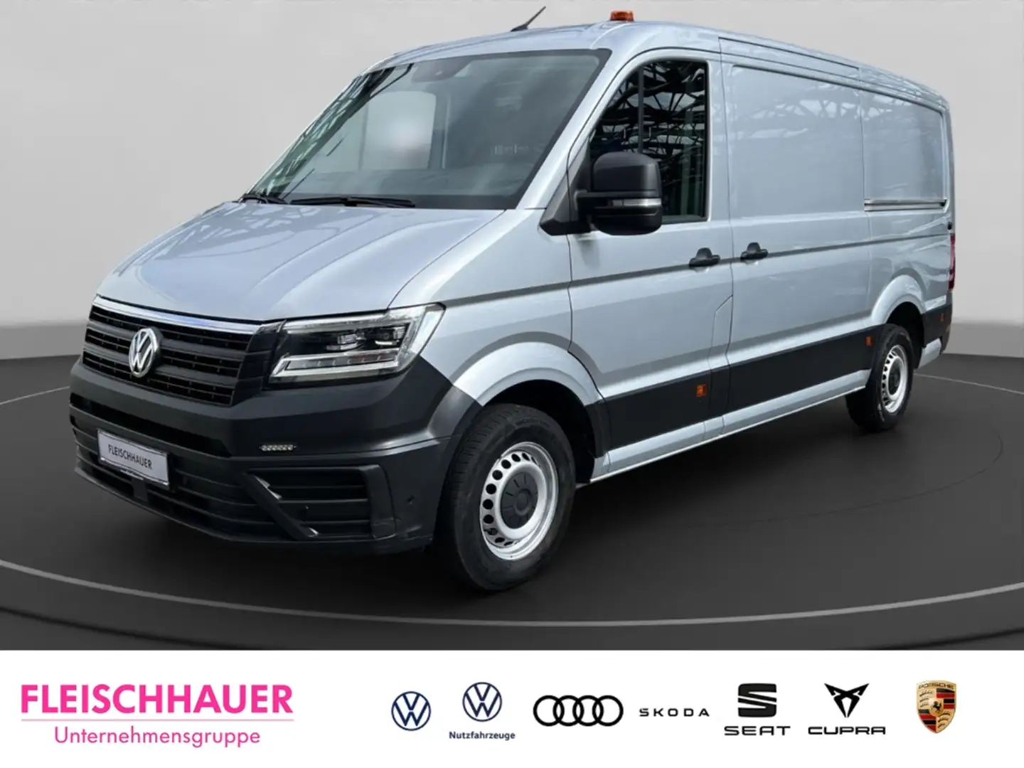 Volkswagen Crafter Kasten mittellang FWD 2.0 TDI DSG StandHZG AHK- Na Silber - 1