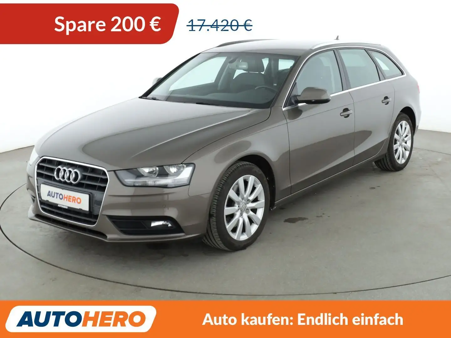 Audi A4 2.0 TDI clean diesel Ambiente Aut.*NAVI*TEMPO*PDC* Gris - 1