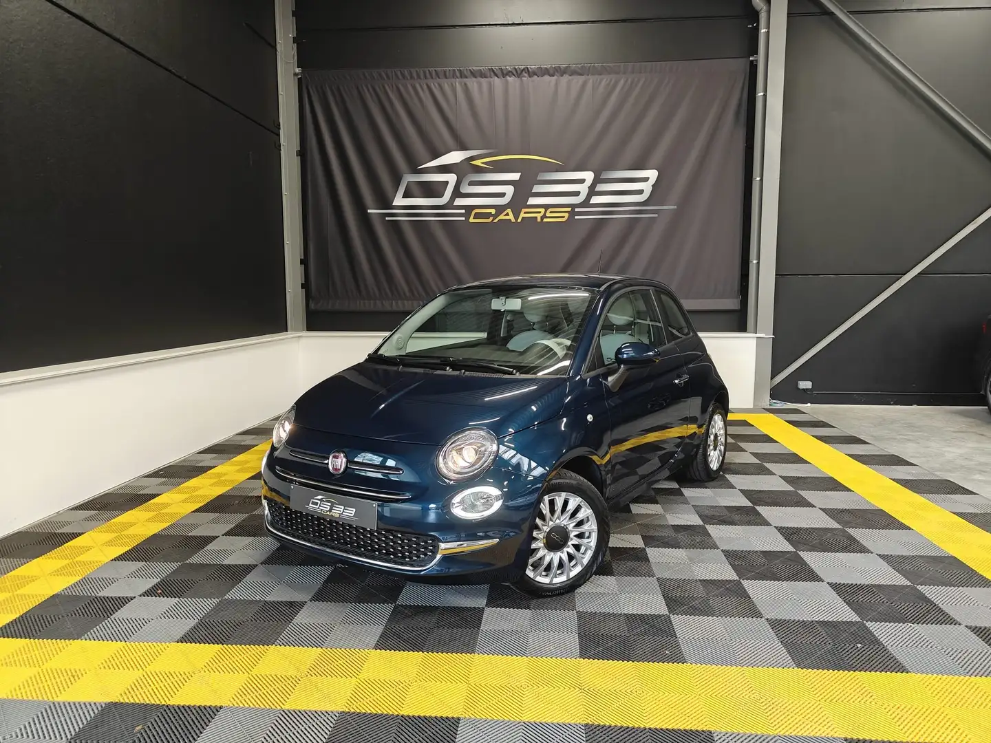 Fiat 500 500 1.2 8V Dualogic Start Blauw - 1
