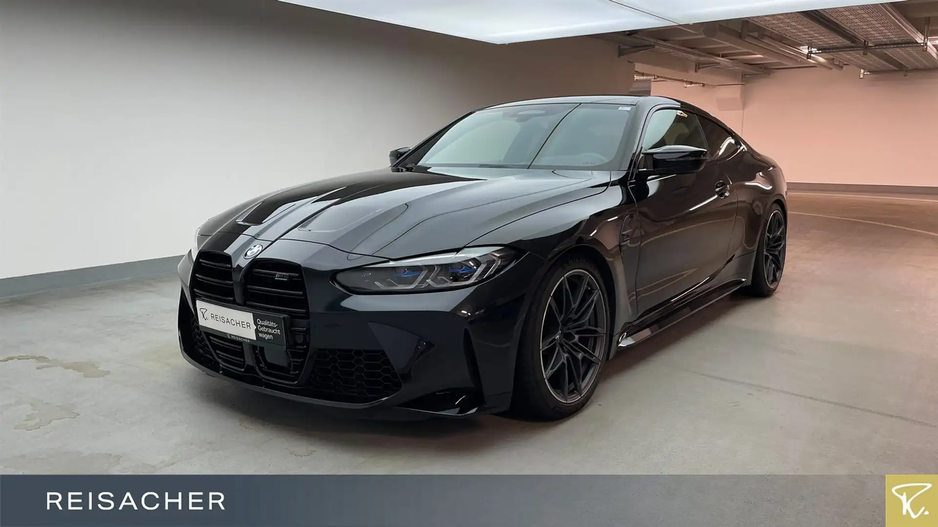 BMW M4 A Competition Coupé DAProf,HeadUP,Laser Schwarz - 1