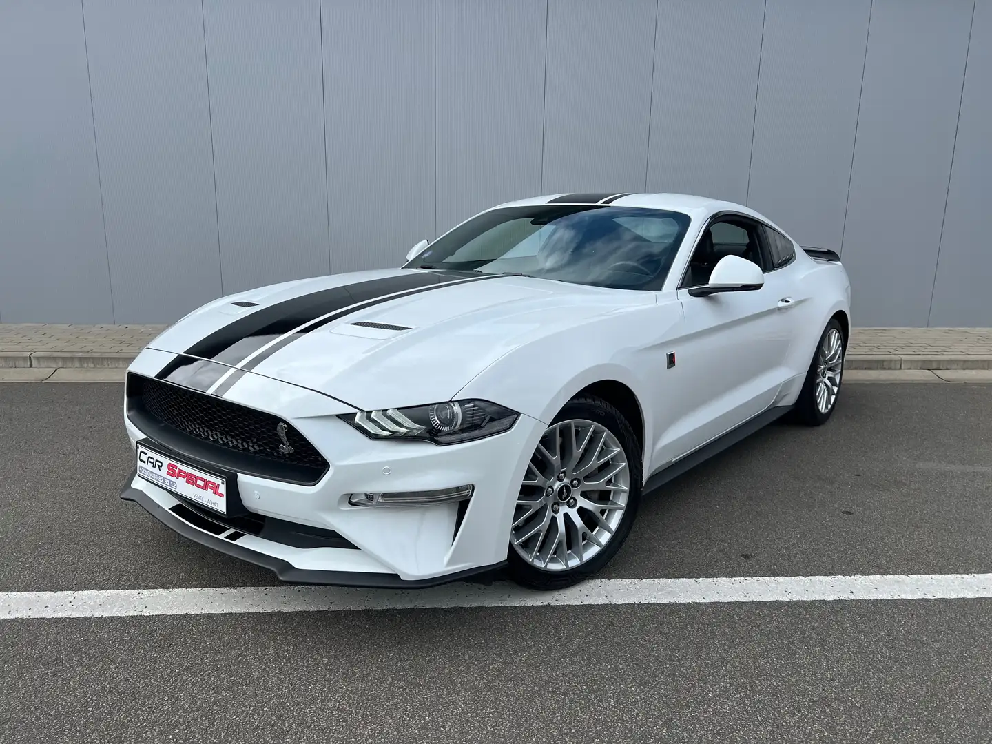 Ford Mustang Mustang 2.3 EcoBoost (EU6.2) Blanc - 1