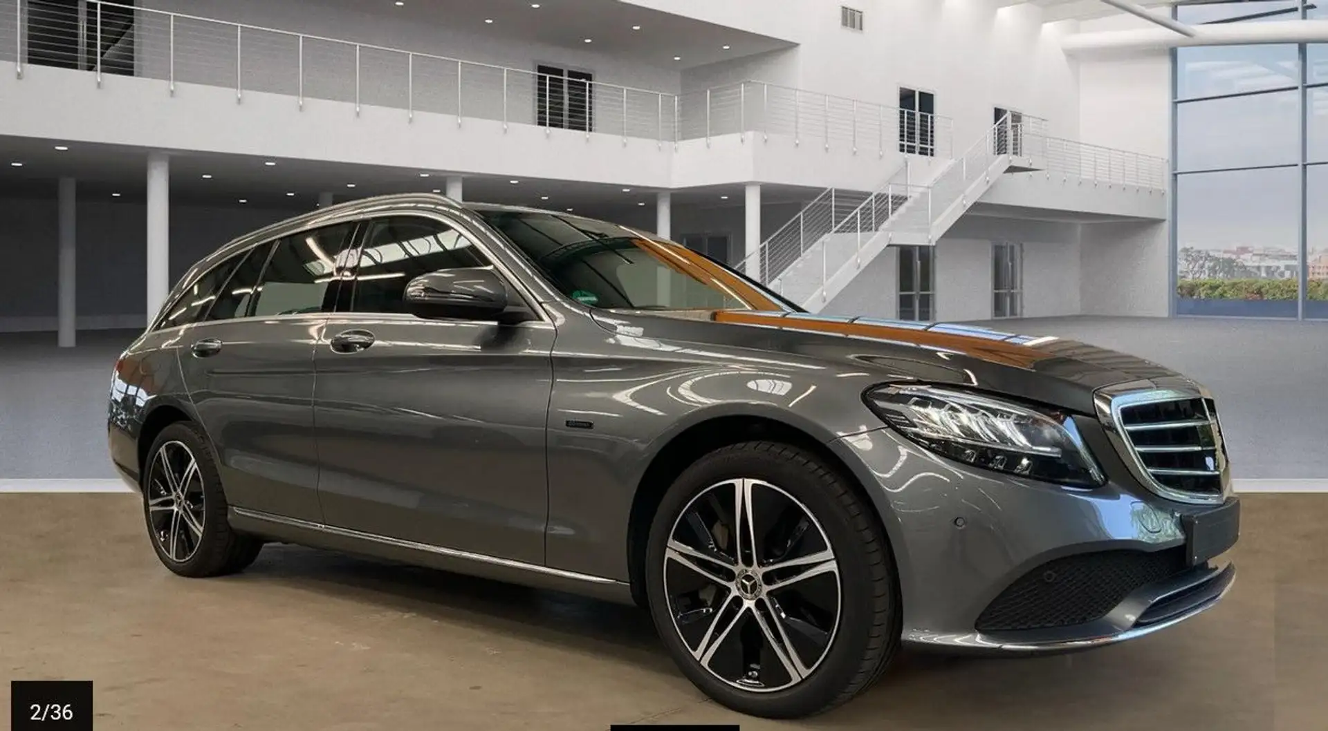 Mercedes-Benz C 300 T de AHK*Kamera*Sound*VollLeder*DAB*Distro Grey - 2
