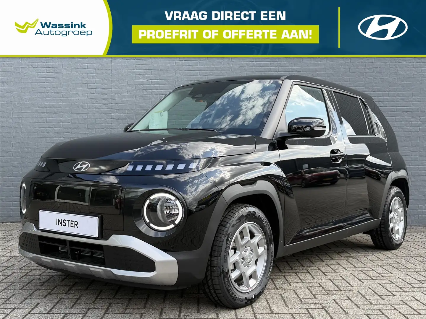 Hyundai Inster 49 kWh 115pk Pulse Zwart - 1