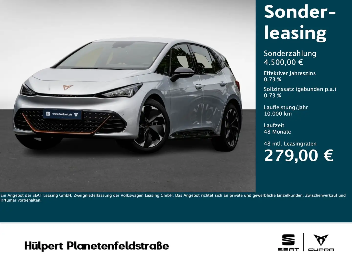 CUPRA Born WÄRMEPUMPE CARPLAY 360CAM 19ZOLL LM ACC Plateado - 1